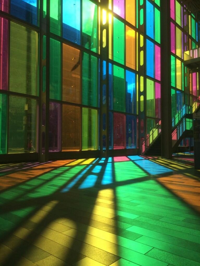 fenêtre du Palais des congrès